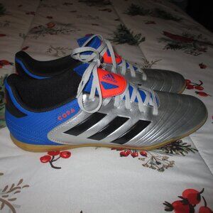 Adidas Copa 18.4 Indoor Soccer Shoes Men's 11 Silver  Blue Orange